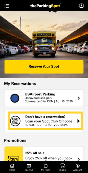 home screen - logged in - show QR code.PNG